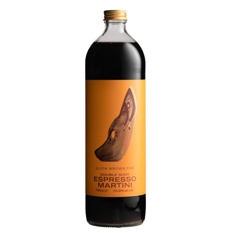 Quick Brown Fox Double Shot Espresso Martini 750ml