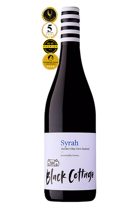 Black Cottage Hawkes Bay Syrah 2021 750ml