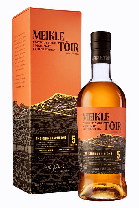 Meikle Toir Chinquapin Speyside Single Malt 700ml - Orange