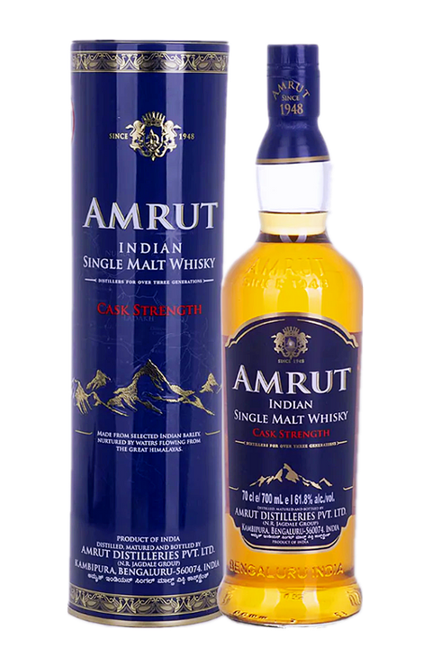 Amrut Cask Strength 61.8% Single Malt 700ml