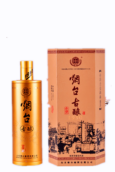 Yantai Ancient Brew VIP Old Pulp 500ml 52% 烟台古酿1930贵宾