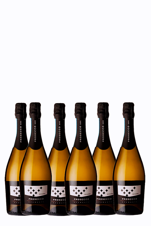 Quadri Prosecco DOC Spumante 750ml - Italy 6 pack deal