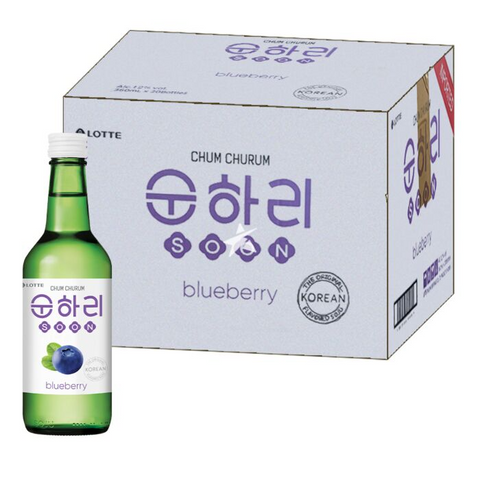 Chum Churum Blueberry Soju 12% 360ml 20 Pack - Full Case Deal