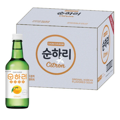 Chum Churum Citron Soju 12% 360ml 20 Pack - Full Case Deal
