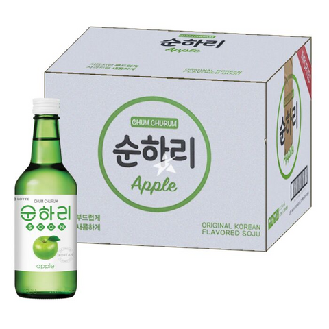 Chum Churum Apple Soju 12% 360ml 20 Pack - Full Case Deal