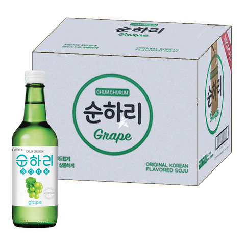 Chum Churum Grape Soju 12% 360ml 20 Pack - Full Case Deal
