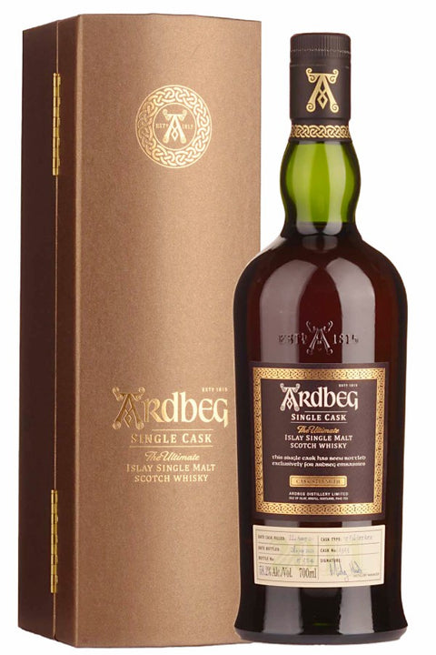 ARDBEG 22yo Single Cask #2668 Cask Strength 43.2% 700ml