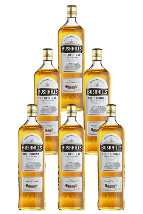 Bushmills Original Irish Whiskey 1L 6 Pack Deal