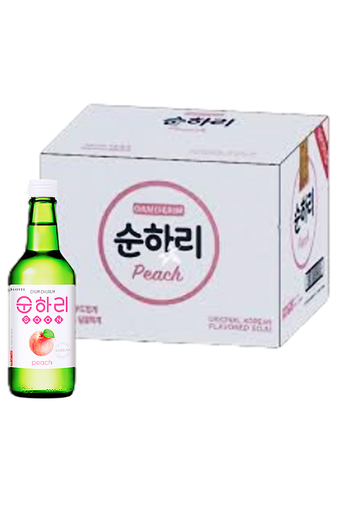 Lotte Chum Churum Peach Soju 12% 360ml 20 Pack - Full Case Deal