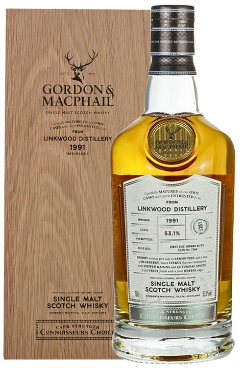 Gordon & MacPhail Linkwood 1991 30yo 53.1% 700ml - Connoisseurs Choice