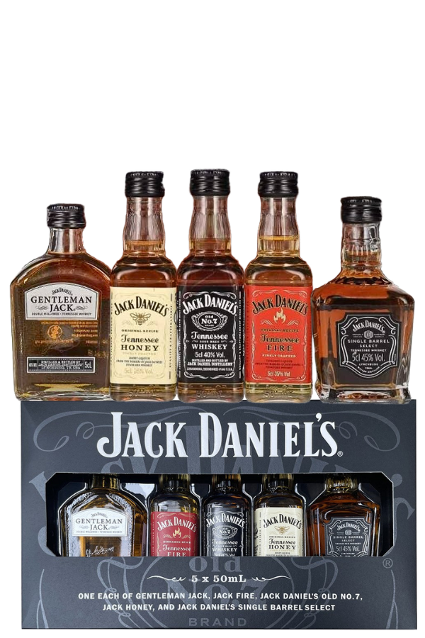 Jack Daniels Mixed Gift Pack 50ml*5 Pack - 1 Set – WhiskeyOnline