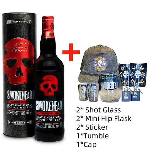 Smokehead Sherry Bomb 700ml + Merchandise
