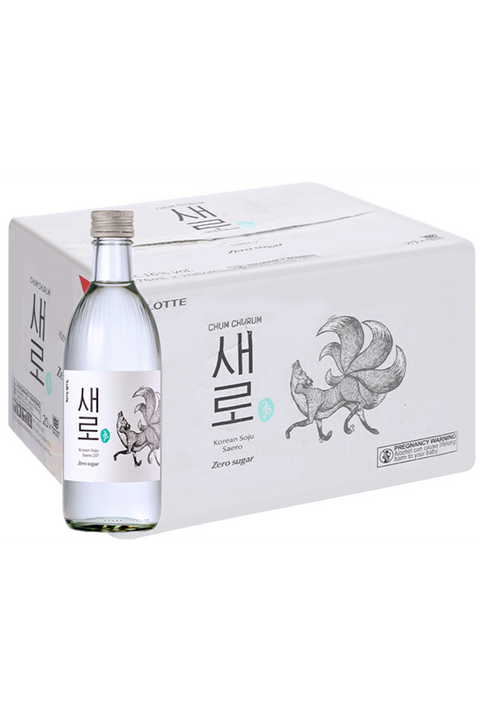 Chum Churum Saero Soju 16% 360ml Zero Sugar 20 Pack - Full Case Deal