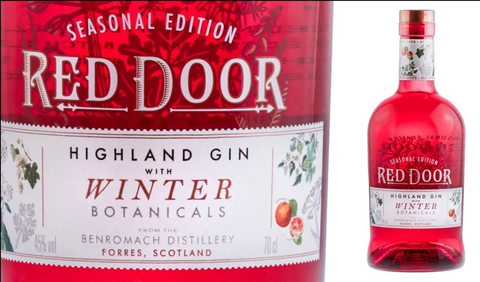 Red Door Gin with Winter Botanicals 45% 700ml - Benromach