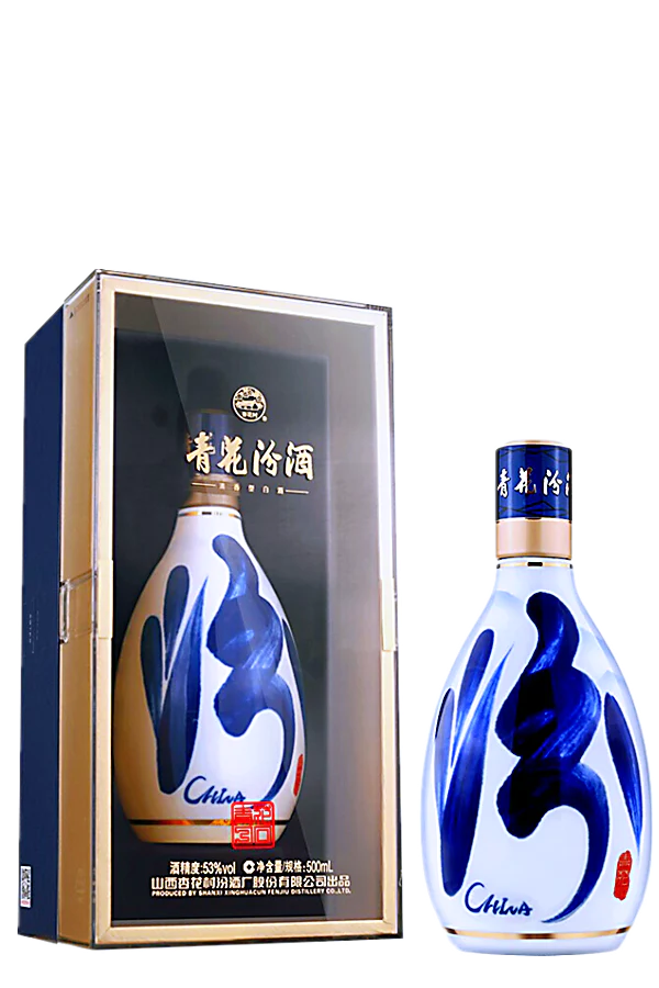 Fenjiu Blue and White 30YO 48% 500ml 汾酒青花30年复兴国际版 