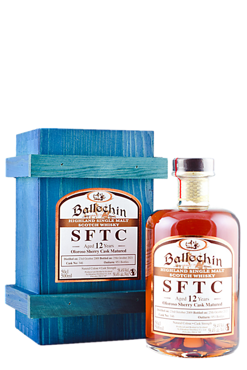 Ballechin 12YO SFTC Oloroso Sherry #346 500ml