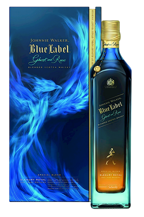 Johnnie Walker Blue Label Ghost and Rare - Glenury Royal Scottish Blend 1L