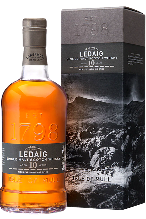 Ledaig 10yo Isle of Mull Single Malt 46.3% 700ml