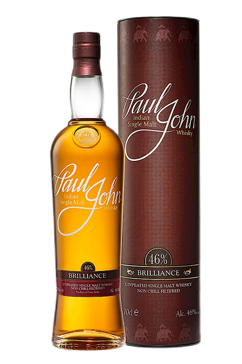 Paul John Brilliance 46% Single Malt Whisky 700ml