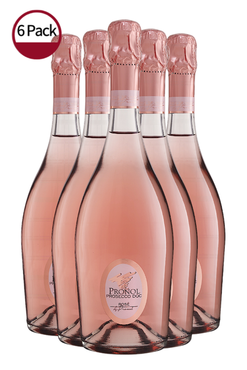 Pronol Prosecco DOC Rosé  750ml 6 Pack Deal