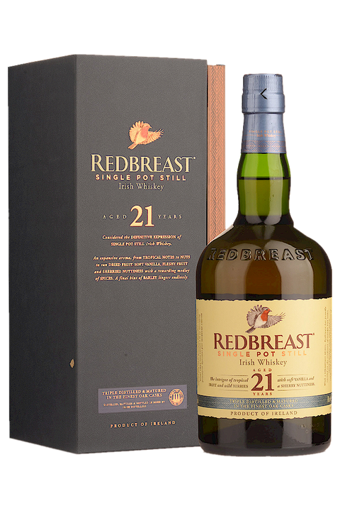 Redbreast 21YO Single Pot Still Whiskey 700ml