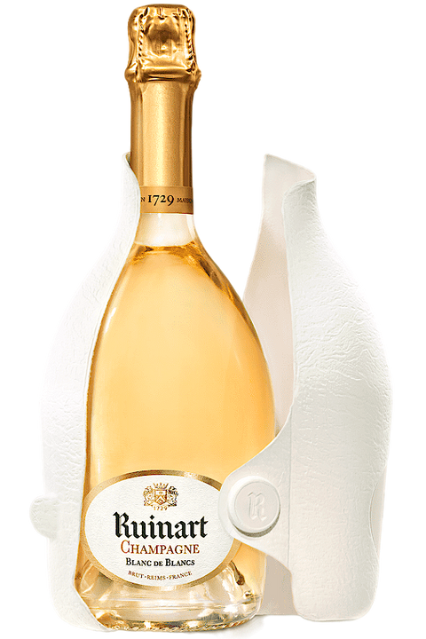 Ruinart Blanc de Blancs Champagne 750ML - Second Skin Gift Pack