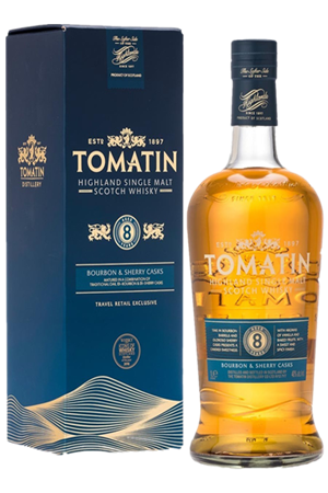 Tomatin 8Yo Bourbon & Sherry Cask Single Malt 1L