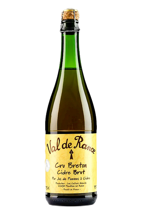VAL DE RANCE Cru Breton Cidre Brut 5% 750ml - Yellow Label