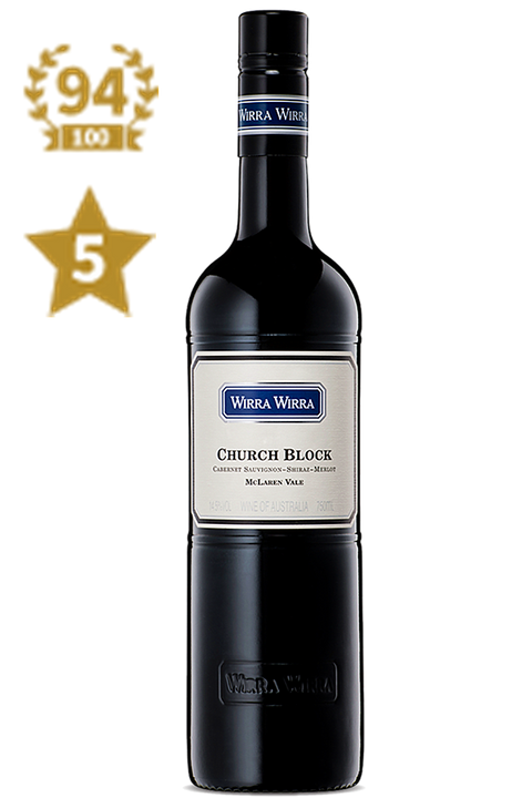 Wirra Wirra Church Block Cabernet Sauvignon Shiraz Merlot 2022 750ml