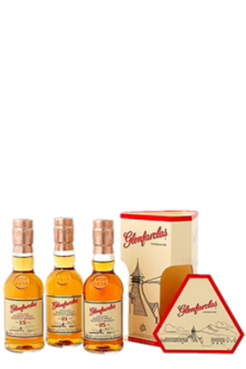 Glenfarclas Gift Pack 15YO, 21YO, 25YO  3x 200ml