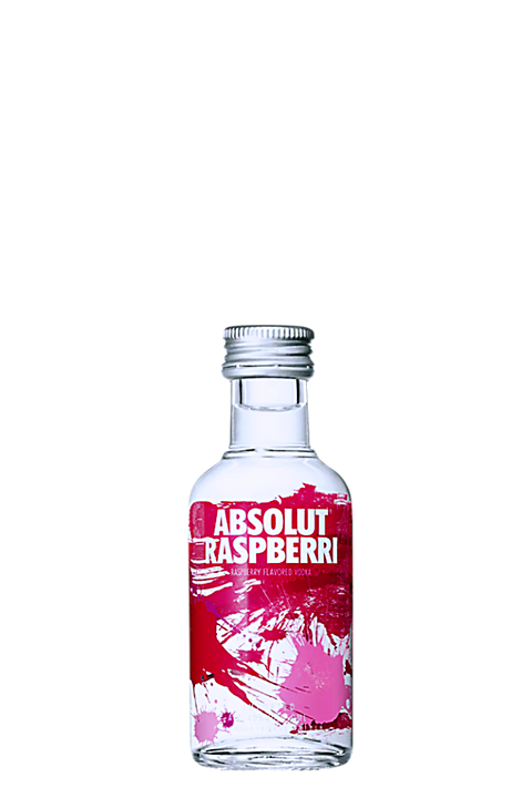 Absolut Raspberry 50ml ---  Miniature