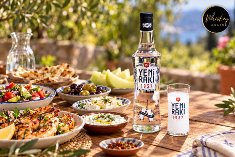 Yeni Raki with meals 