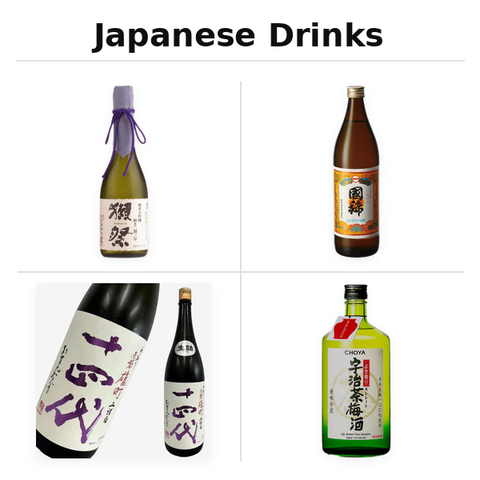 Japanese Drinks - Buy Sake online, buy plum online