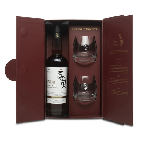 Indri Trini Single Malt with 2 Glasses Gift Pack 700ml