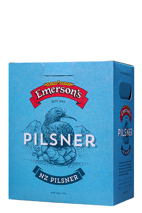 Emersons Pilsner 330ml 4.9% Bottles 6Pack