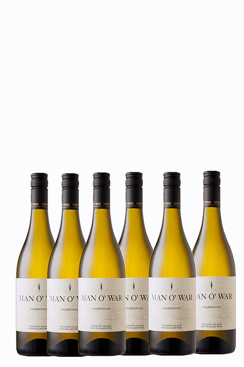 Man O' War Estate Waiheke Chardonnay 2020 750ml 6 Pack Deal