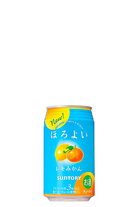 Suntory Horoyoi Lemon Orange 3% 350ml - Clearance Sale