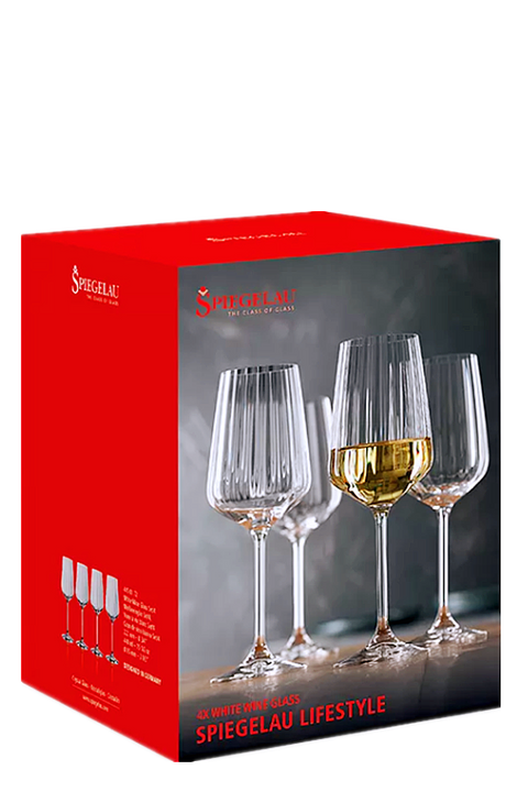 Spiegelau Lifestyle White Wine Glass 440ml 4 Pack Set