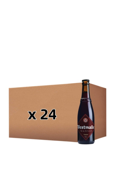 Westmalle Dubbel 7% 330ml - Belgium Beer 24 Pack