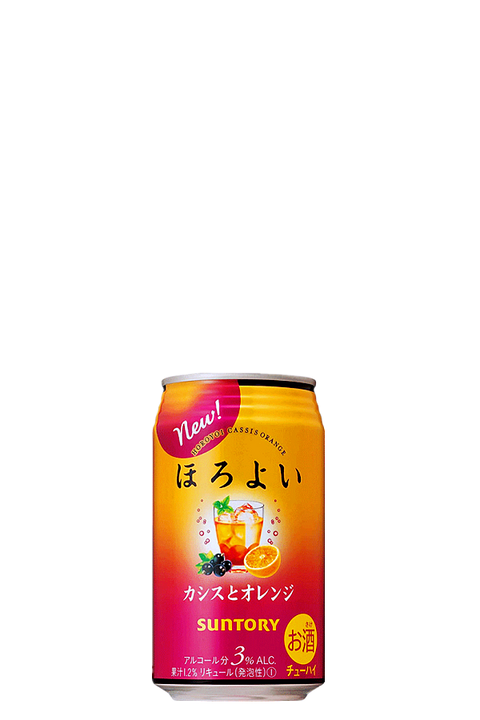 Suntory Horoyoi Cassis & Orange 3% 350ml- Clearance Sale