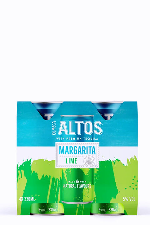 Altos Margarita Lime 5% 330ml 4cans - Olmeca