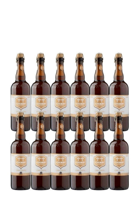 Chimay Triple 8% 750ml - Belguim Beer 12 Pack