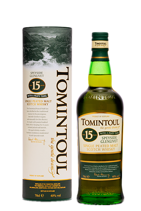 Tomintoul 15yo Peaty Tang Single Malt 700ml