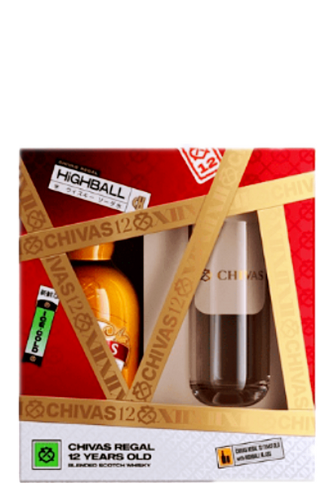 Chivas Regal 12YO Gift Pack 700ml with Highball Glass