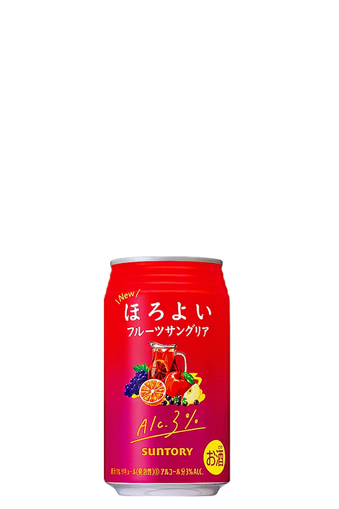 Suntory Horoyoi Fruit Sangria 3% 350ml - Clearance Sale