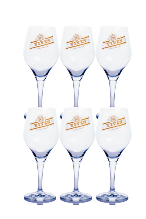 Viven Beer Glass 6 Pack