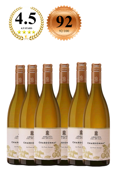 Abbotts & Delaunay Les Fruits Sauvages Chardonnay 2021 750ml 6 Pack Deal