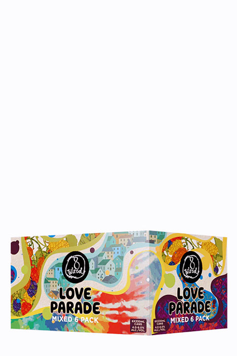 8 Wired Love Parade Mixed 330ml 6 Cans
