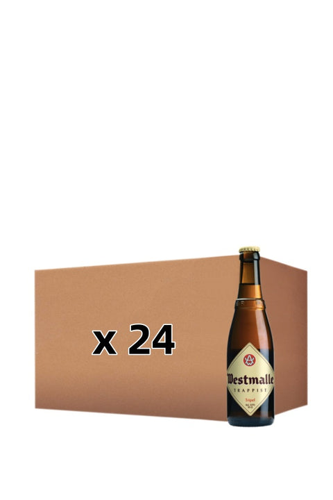 Westmalle Triple 9.5% 330ml - Belgium Beer 24 Pack