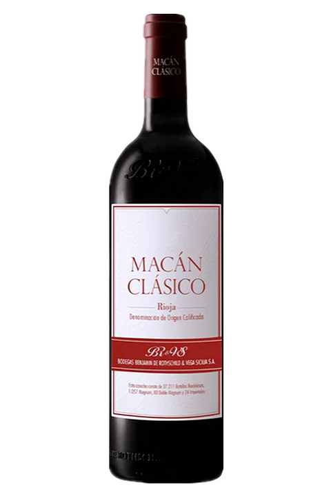 Macan Clasico Rigja 2019 750ml - Bodegas Benjamin De Rothschild & Vega Sicilia - Spain